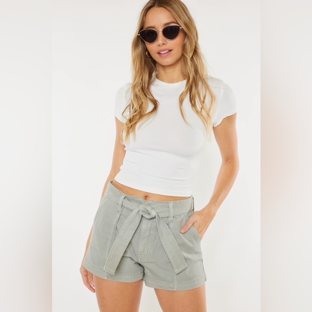 KanCan Belted Shorts - Picture 9 of 12